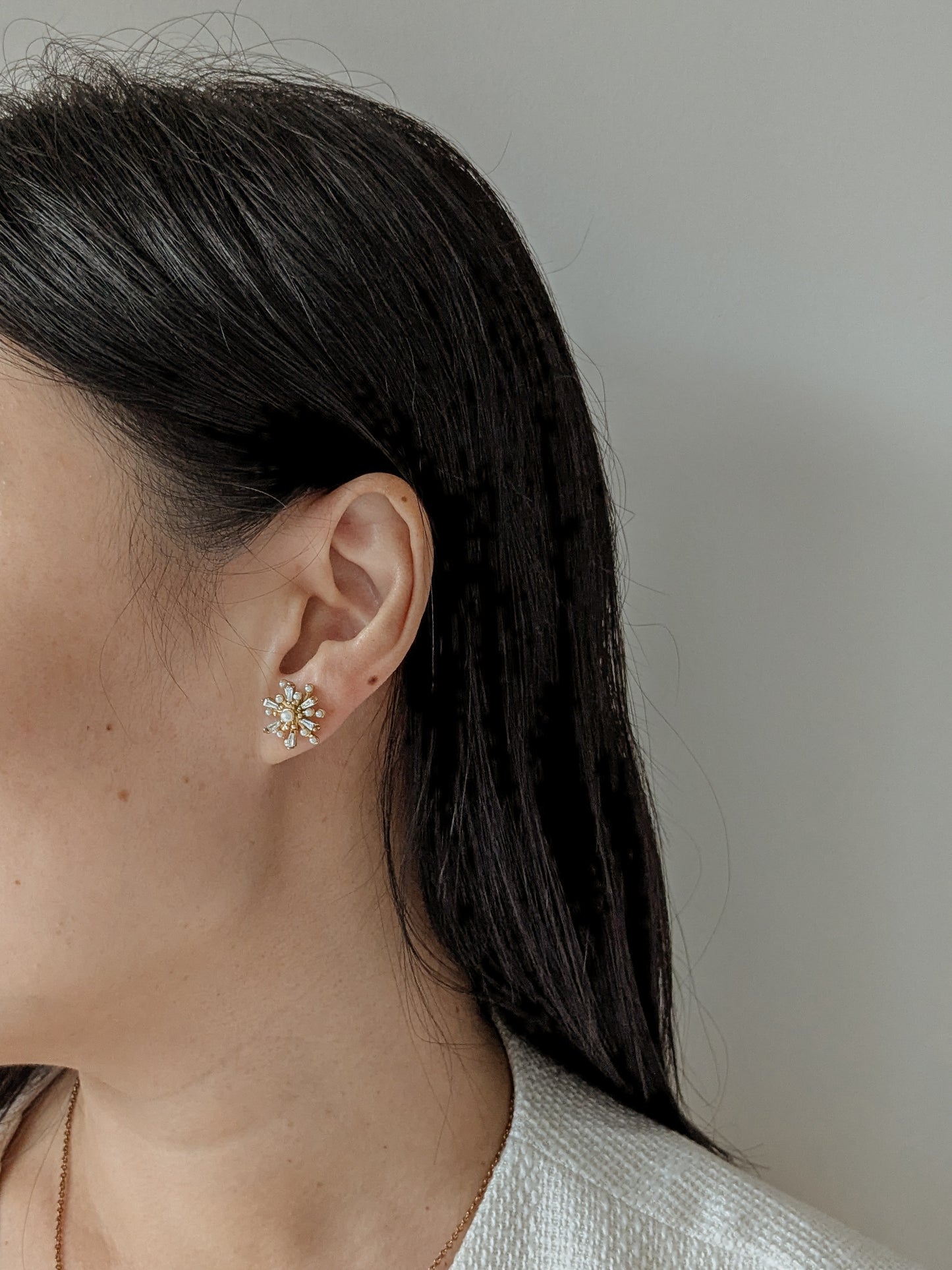 Aurelia Firework Earrings in Gold